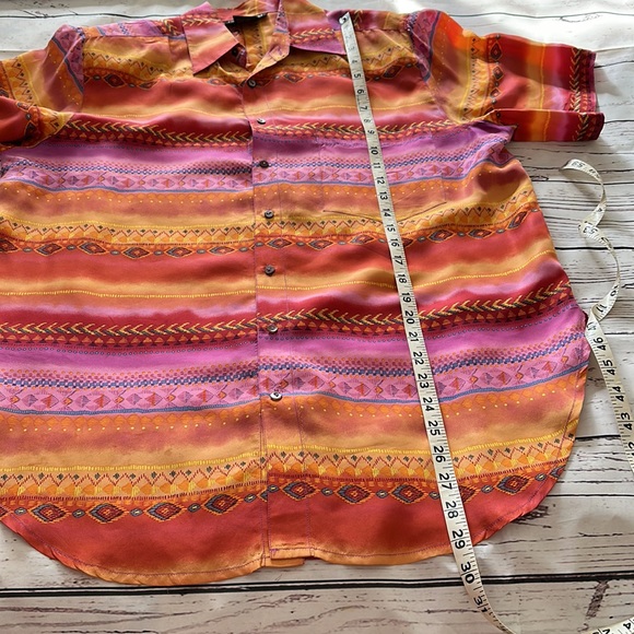 Silk Club Striped camp shirt - Picture 8 of 9